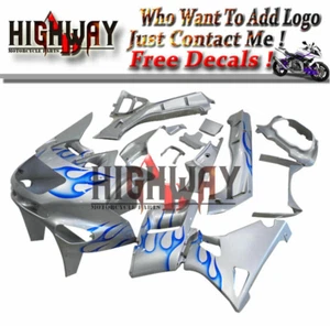 Cowling ABS Fairing Bodywork Fairings For KAVASAKA ZZR-400 ZZR600 93-07 silver - Picture 1 of 1