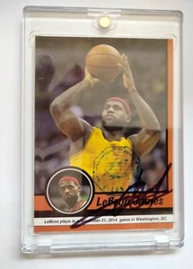 LeBron James basketball card flown in space. Mega rare 1 of 1. Read the descript - Picture 1 of 2