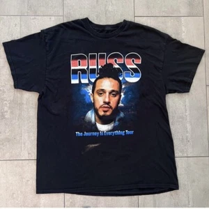 Russ The Journey is Everything Tour Men's Short Sleeve T-Shirt Size See Measure. - Picture 1 of 4