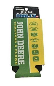 John Deere Green Vintage Logo Slim Can Cooler - LP79765