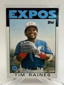 1986 Topps Major League Baseball Card 280 Tim Raines "ROCK" *Hall of Fame* *MVP* - Picture 1 of 9