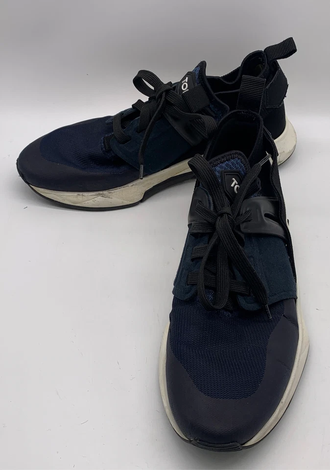 Tom Ford Mens Black Navy Jargo Mesh & Nylon Lace Up Sneakers sz 10 - Image 1 of 4