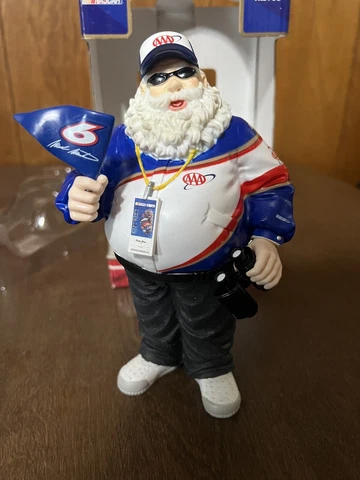 mark martin #6 Figurine Santa Claus 7.5" NASCAR Collectible roush racing AAA Cover