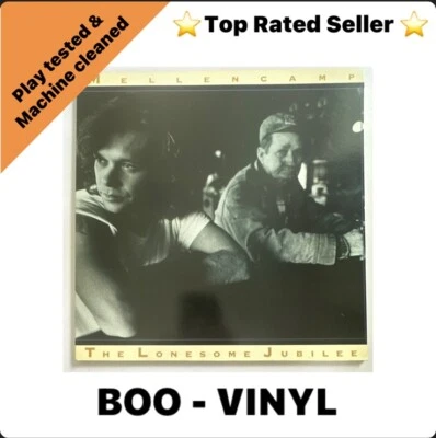 John Cougar Mellencamp - Lonesome Jubilee Vinyl LP Record First Press NM / EX - Image 1 of 4