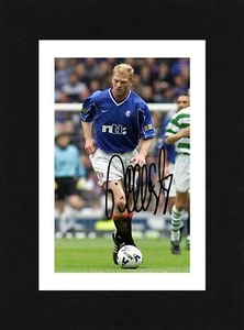 Impresión fotográfica firmada autógrafa 8X6 montura JORG ALBERTZ lista para enmarcar RANGERS - Imagen 1 de 2