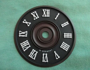 Cuckoo Clock  Plastic Dial 2-3/8” Dia Roman Numerals - Germany -  NOS - Picture 1 of 1
