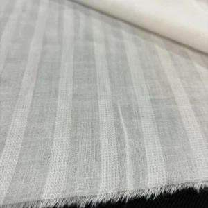 Tela de gasa 100 % algodón a rayas (ancho 150 cm/1,64 yardas/57 inc) - Imagen 1 de 4