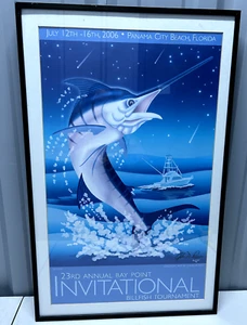 2006 Adios Annual Bay Point Billfish Tournament Original Art John Russo Signed - Bild 1 von 21
