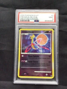 Pokemon Cards: Great Encounters Reverse Holo: Cresselia 2/106 PSA 9 - Picture 1 of 6