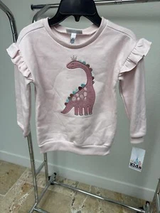 Kids Headquarters Little Girls Fleece Ruffle-Trim Pullover Tunic - Picture 1 of 2