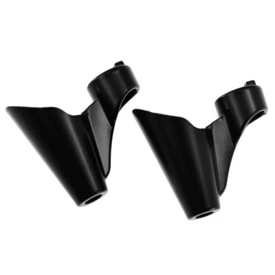 2 Pcs Black Front Turn Signal Mounts Relocation Fit For Harley XL 1200X  2010-15 - Image 1 of 4