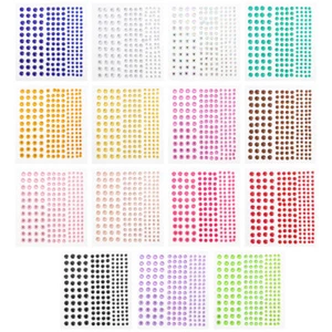 15 Sheets Nagelkunstaufkleber Für Nagelperlen Acrylaufkleber Selber Machen - Photo 1/12