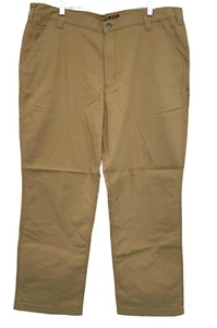 Carhartt Men's Rugged Flex Relaxed Fit Canvas Work Pant 42X30 Beige 102291-253 - Picture 1 of 9