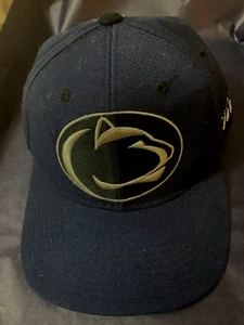 Penn State Nittany Lions Zephyr Snapback Hat NCAA Cap Vintage NWOT Navy, White - Picture 1 of 4