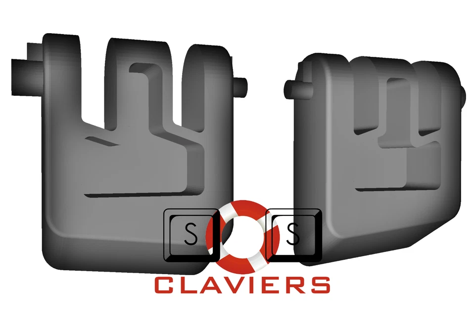 Corsair K70 RGB Tkl Mechanical Keyboard Spare Replacement Tilt Leg Stall Feet - Image 1 of 4