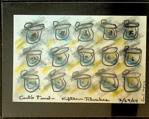 Carl Morse Gay Poet Dramatiker Original Art Carl's Turd Fifteen Flushes 2004 - Bild 1 von 1