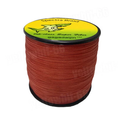 Línea de pesca trenzada color 4 hilos 1000M/1093YDS líneas PE súper fuertes 6-100LB  Foto 1 de 4