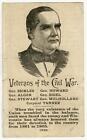 Obscure 1896 McKinley Campaign Handbill, Wisconsin, Veterans of the Civil War