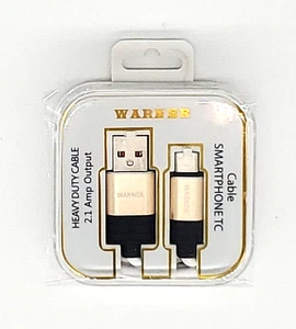 Cable Warner Smartphone TC blanco resistente 3,3 pies - Imagen 1 de 2
