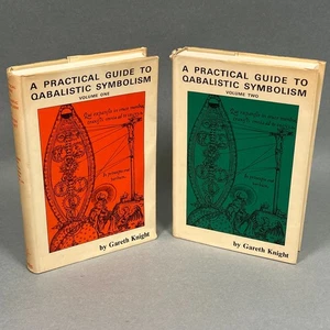 RARE Set: A Practical Guide to Qabalistic Symbolism by Gareth Knight Vol 1 & 2 - Picture 1 of 23