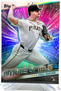 PAUL SKENES RC 2024 TOPPS STARS OF MLB #SMLB64 PITTSBURGH PIRATES NEAR MINT - Picture 1 of 2
