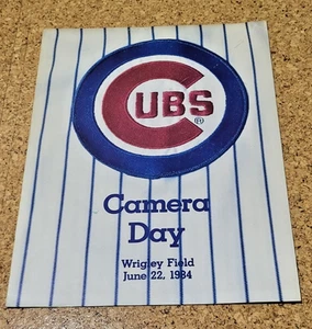 Vintage 1984 MLB Chicago Cubs Camera Day Team Photo Card Wrigley Field - Picture 1 of 3