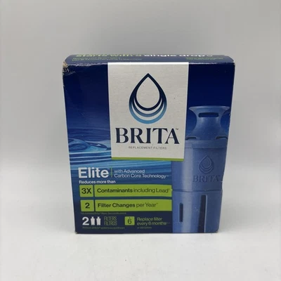 Brita Elite Replacement Water Filters, 2-Pack, Fits Pitchers & Dispensers - Image 1 of 4