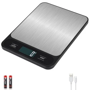 Báscula de cocina digital 33 lb/15 kg, báscula de alimentos, gramos de peso de alta capacidad y O... - Imagen 1 de 9