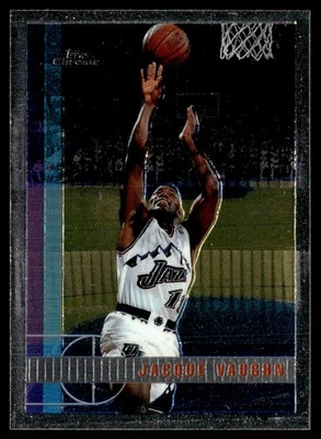 1997-98 Topps Chrome Jacque Vaughn Rookie Utah Jazz #199 - Image 1 of 2