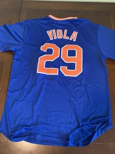 Frank Viola New York Mets Cooperstown Men's Home Jersey Blue Home XXL Extra - Picture 1 of 10