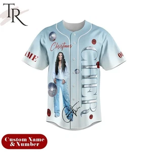 Cher's First Ever Christmas Album Cher Custom Baseball Jersey - Picture 1 of 3