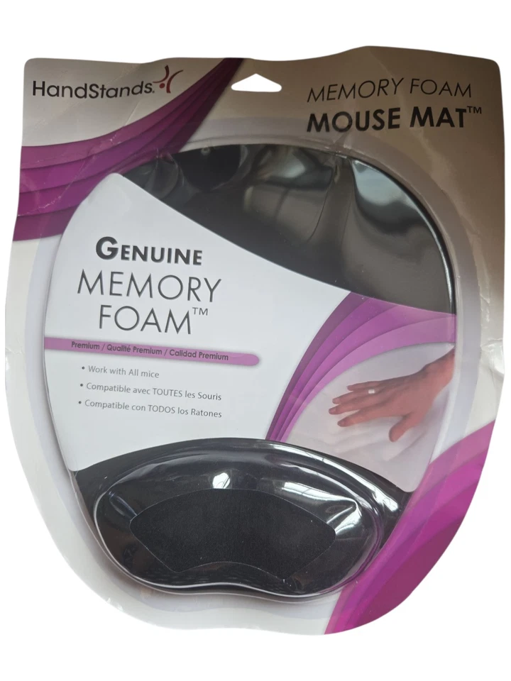 Handstands Memory Foam Mouse Mat Genuine Memory Foam hand rest  - Image 1 of 1
