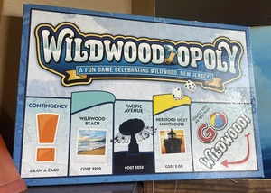Wildwoodopoly Board Game Famous New Jersey Shore Monopoly New Rain Day Games - Picture 1 of 1