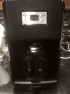 Krups 12 Cup Programmable Digital Black Coffee Maker - Picture 1 of 7