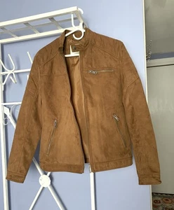 Jack and Jobes brown unisex suede Jacket M western - Picture 1 of 5
