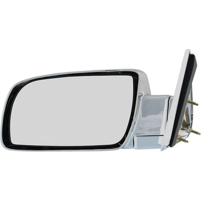 Mirror For 1999-2000 Cadillac Escalade 1991-2000 Chevrolet C1500HD Left Chrome - Image 1 of 4