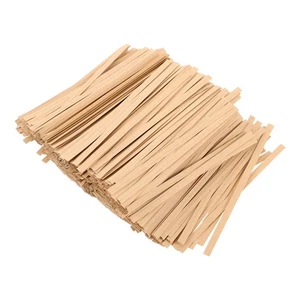  1000pcs Food Bag Ties - Kraft Paper Bread Twist Ties For Kitchen Bakeries Shops - Picture 1 of 20