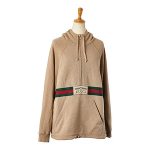 Gucci Web Striped Half Zip Hoodie 644656 Cotton r3_0622 - Bild 1 von 12