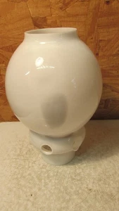 Antique Milk Glass Vented Gas Light Globe - Picture 1 of 2
