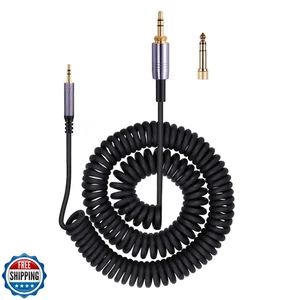 weishan Coiled Audio Cable Compatible with Bose QuietComfort Ultra QC45 / QC3 - Picture 1 of 5