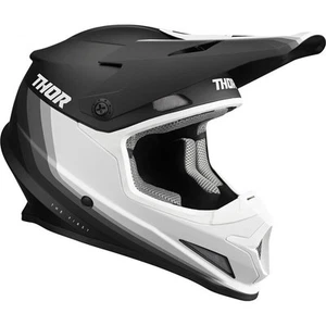NEW Thor Sector MIPS Runner Black/White Motocross Dirt Bike Helmet - Picture 1 of 5
