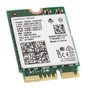 10x Intel Dual-Band Wireless-AC 9462, WLAN + Bluetooth 5.0 Adapter - - Bild 1 von 1