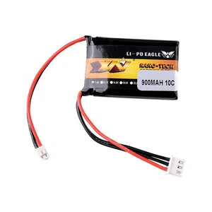 7,4V 900mAh 10C Lipo Akku + PH2.0 für AXIAL SCX24 SCX2 90081 C10 1/24 RC Auto - Bild 1 von 6