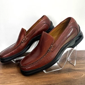 Mocasines de apoyo Cole Haan de cuero Santa Bárbara marrón para hombre talla 8 - Imagen 1 de 6