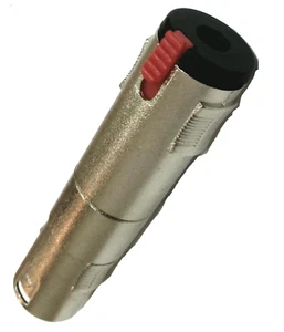 NEU Procraft PC-TE011 1/4" 6,35 mm Buchse verriegelbar auf Stecker XLR-Stecker Adapter - Bild 1 von 1