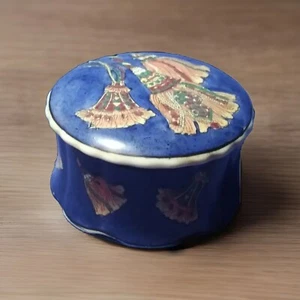 Vintage Light Blue Porcelain Trinket /Powder Dish  - Picture 1 of 4