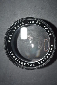 Wollensak 162mm F4.5 Enlarging Velostigmat Enlarger Lens Part | used - Picture 1 of 6