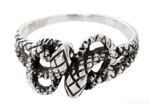 Isela Snake Magic Ring Silver Jewelry - Size 60 NEW - Picture 1 of 1