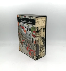 "STORIA DELLE CROCIATE" Runciman, Einaudi 1970 - 2 volumi in cofanetto, rilegato - Picture 1 of 5