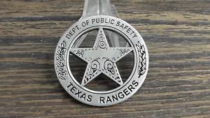 Moneta sfida fustellata Dipartimento di Pubblica Sicurezza Texas Rangers #612X - Foto 1 di 8